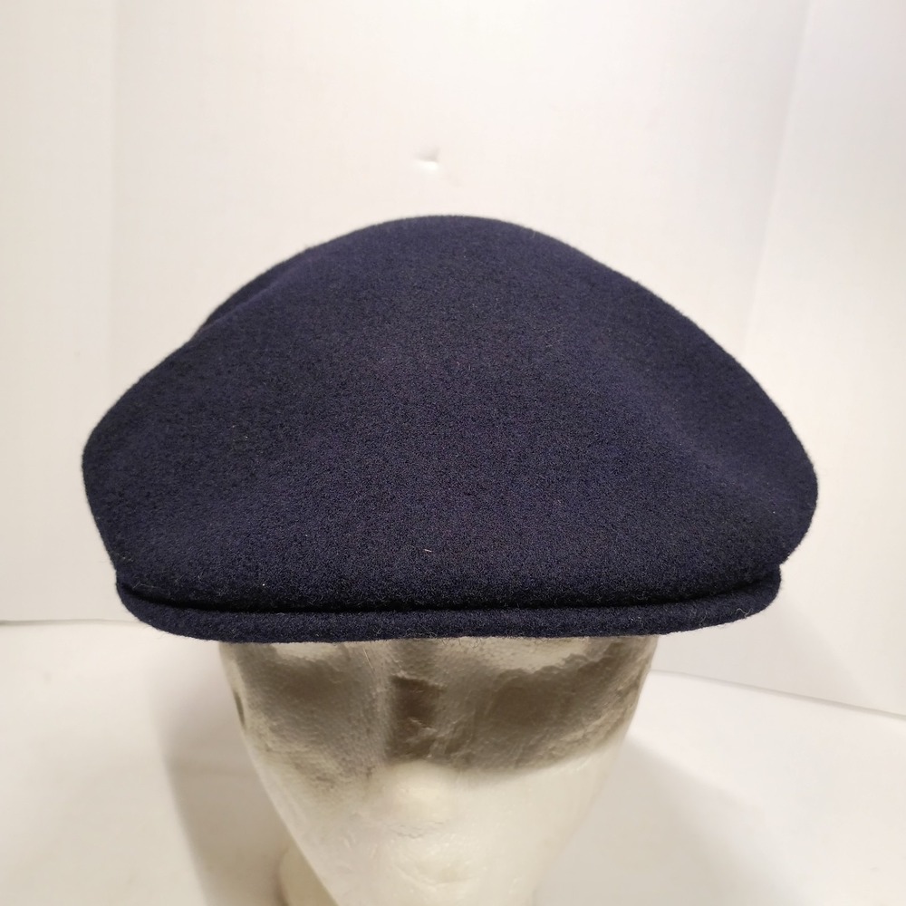 Kangol 504 Earlap Wool Cap Brown Medium Made in England Ribbed Earflaps Vintage - Picture 2 of 10